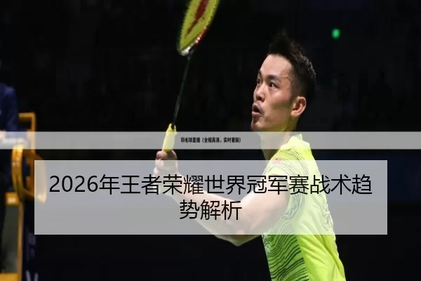 2026年王者荣耀世界冠军赛战术趋势解析